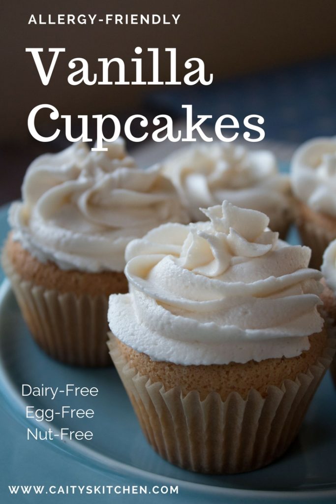 egg-free dairy-free vanilla cupcakes