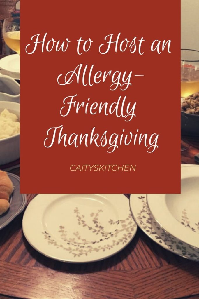 how to host an allergy friendly thanksgiving