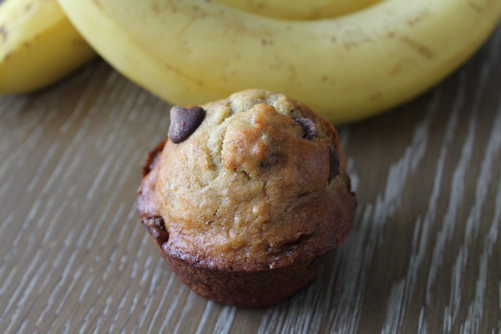 allergy friendly banana chocolate chip muffins